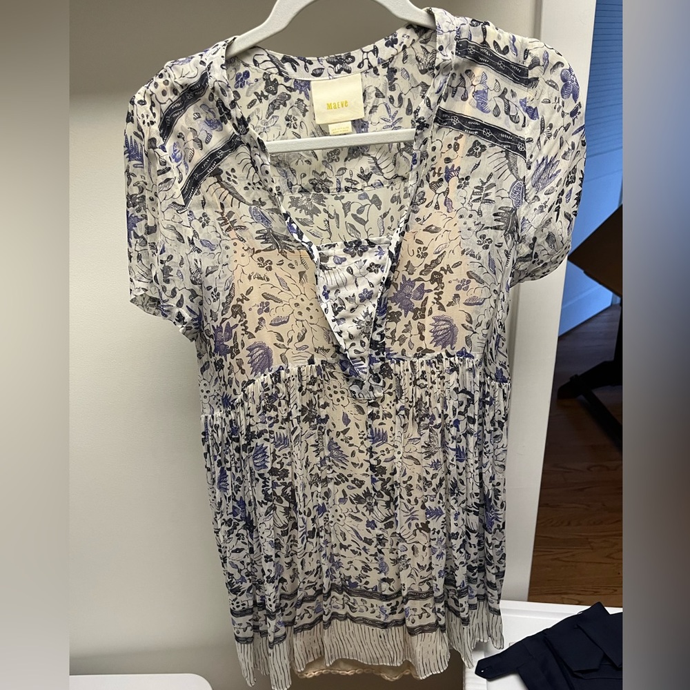 Anthropologie Maeve Floral Dress